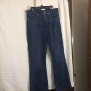 The loft slim flare high rise sz 14 jeans